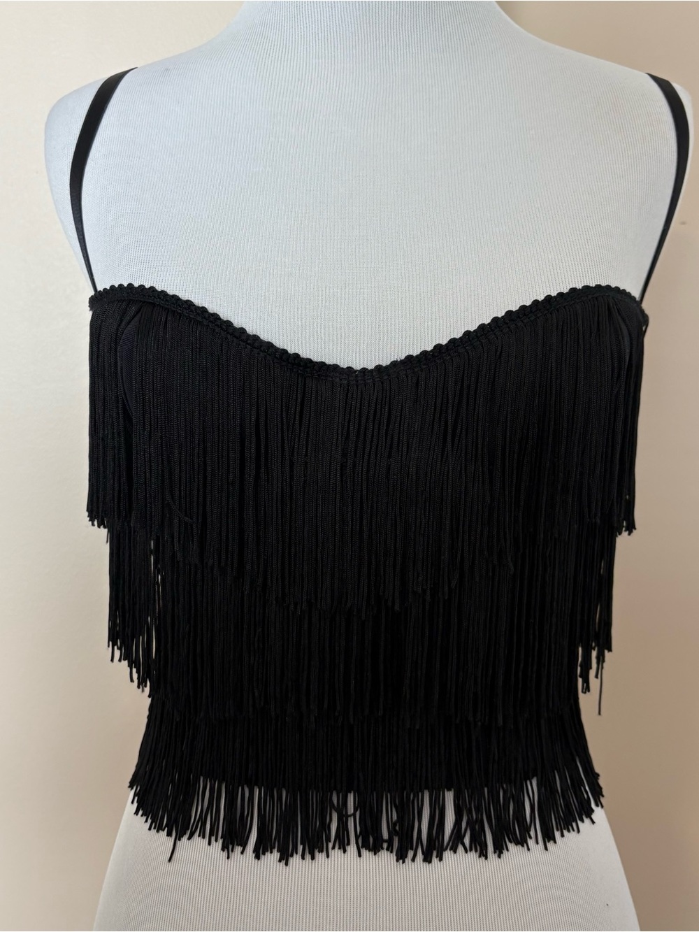 Victoria’s Secret vintage sexy little things fringe corset top